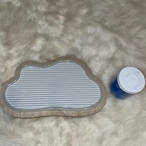 Neon light up cloud letter board